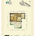云丹山避暑度假小镇星空平墅 一居 28.73㎡ 户型图