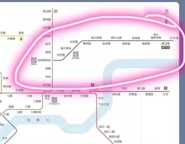 海盐百步柳岸春风到地铁有多远去杭州要多久方便吗