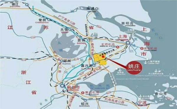 ⑤即将建设的沪乍杭,尖山新区站距离本案5公里