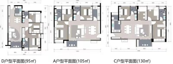 合景同创广场在售户型图一览