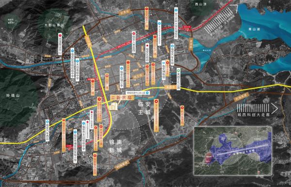 售-楼处座机:400-763-1618转60666 板块:临安锦南新城板块 占地面积