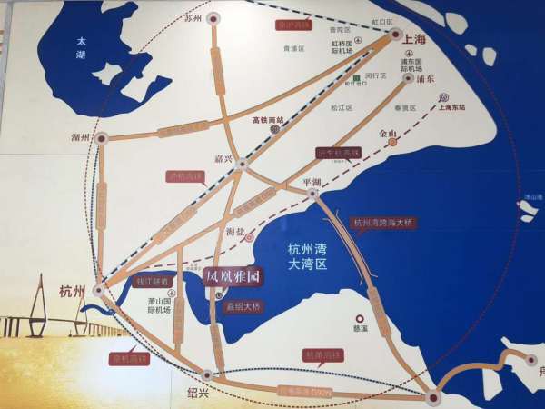 沪乍杭22号线轻轨-由上海金山卫站无缝对接嘉兴直达杭州中途尖山新区