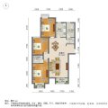 霸州海润印象114m2-3室2厅2卫 三居 114㎡ 户型图
