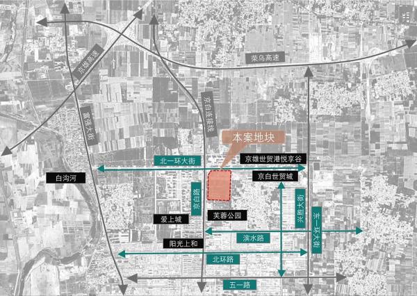 项目择址于河北雄安新区北门户——白沟新城城央地带