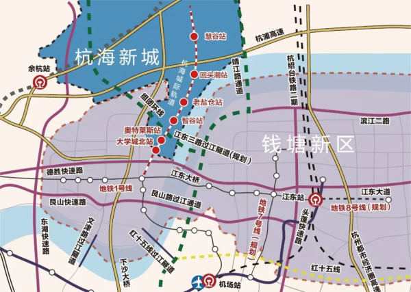 部分摘自:东杭州)2020年底,"钱塘国际新城"的规划出炉了