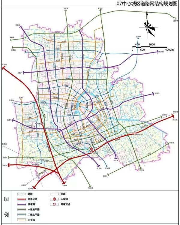 规划快速路网"一环八射"