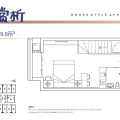 香雪ATM天寓B户型 一居 39.8方㎡ 户型图