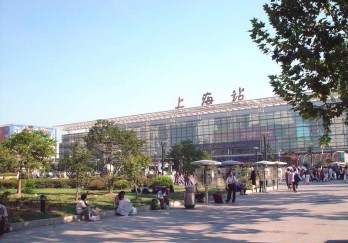 上海火车站图片