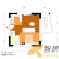 南枫悦海度假公寓 一居  户型图