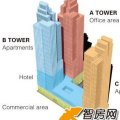 中铁青岛中心 建筑规划 
