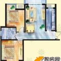 百合尚城 两居  户型图