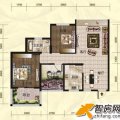 福乐香江锦城 三居  户型图