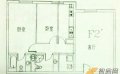 沄沄国际家园沄沄国际家园F2户型图(售完)2室1厅2卫1厨  118.68㎡ 户型图