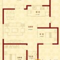 浦江国际 两居  户型图