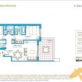 Las Colinas-Apartamento 两居  户型图