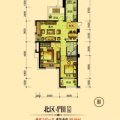 香石公寓裕丰青鸟·香石公寓北区-4#B1 两居  户型图