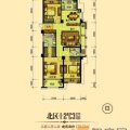 香石公寓裕丰青鸟·香石-公寓北区-1-2 三居  户型图