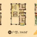 天鹅湖庄园独栋B1户型5室3厅4卫1厨 五居 -306㎡ 户型图