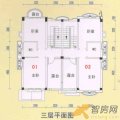 碧桂园滨湖城G103三层户型3室2厅3卫1厨  三居 163㎡ 户型图