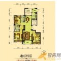 裕丰青鸟香石公寓公寓北区-3#A1户型图 两居  户型图