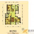 裕丰青鸟香石公寓公寓北区-3#A3户型图 两居  户型图