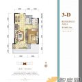 海邑长滩3D 一居  户型图