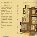 益田国际梦工厂2C-S两室两厅一卫 两居  户型图