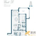 棕榈岛游船码头公寓(Marina Residence)三居室3 三居  户型图