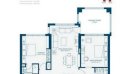 棕榈岛游船码头公寓(Marina Residence)三居室2   户型图