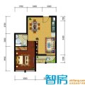 博隆金湾AP2(A09)寓户型图1室1厅1卫1厨 一居 64㎡ 户型图