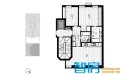 自由大道Opera“歌剧”公寓2房室户型1： 套内实用面积104 m²+1个车库   户型图