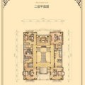 北京财富城堡财富城堡b1-8二层平面图4室2厅4卫 四居 567㎡ 户型图