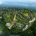仙源·仙湖堤香 建筑规划 鸟瞰图