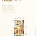 海棠福湾一号公寓71平米1房1厅 一居  户型图