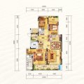 海棠福湾一号公寓160平米3房2厅2卫 一居  户型图