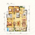海棠福湾一号公寓179平米3房2厅2卫 一居  户型图