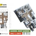 普吉岛VIP KATA公寓Type-D（63 一居  户型图