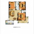 泾渭·馨佳苑103三室 一居  户型图