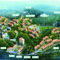 贵州青龙山水天然度假区 建筑规划 青龙山水实景规划效果图