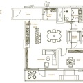 迪拜市中心朗豪酒店式公寓经典2居室户型图 一居 162㎡ 户型图