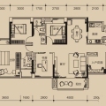德州城4室2厅2卫 三居 125平米㎡ 户型图