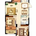 盈都江悦城居室：3室2厅1卫1厨建筑面积：73.00㎡ 一居  户型图