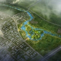 唐河湾 建筑规划 湿地公园规划