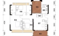 宁海世纪第三期4栋三房两厅一卫  118㎡ 户型图