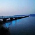 翠湖稥堤 景观园林 美丽的四明湖石拱桥