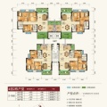 江门鹤山市龙翔花园89——130方 三居 100㎡ 户型图