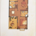 森海豪庭地上三层 一居  户型图