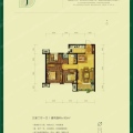 涿州桃源新都孔雀城涿州桃园新都孔雀城 三居 92㎡ 户型图