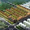 涿州码头京畔健康城 建筑规划 一期整体鸟瞰图
