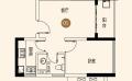 御江南国际社区一房一厅  41~45平方米㎡ 户型图